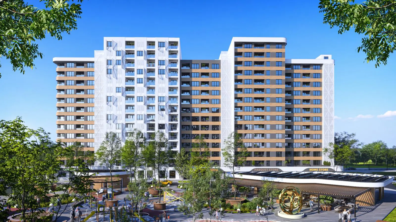 Предпродажи в новом жилом блоке Atlas 4, квартал Азимут