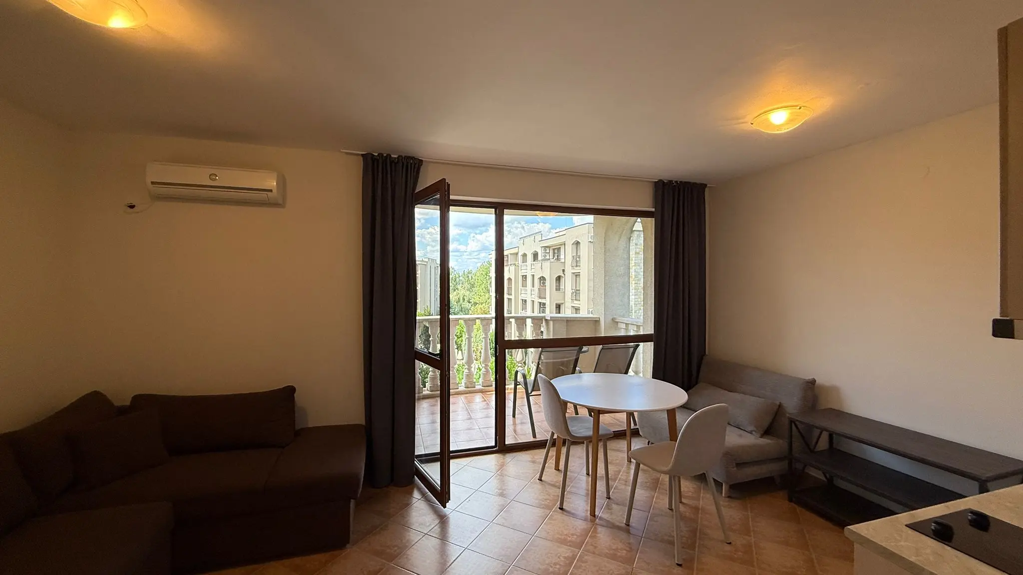 Студия в комплексе Cascadas Family Resort (блок 1)