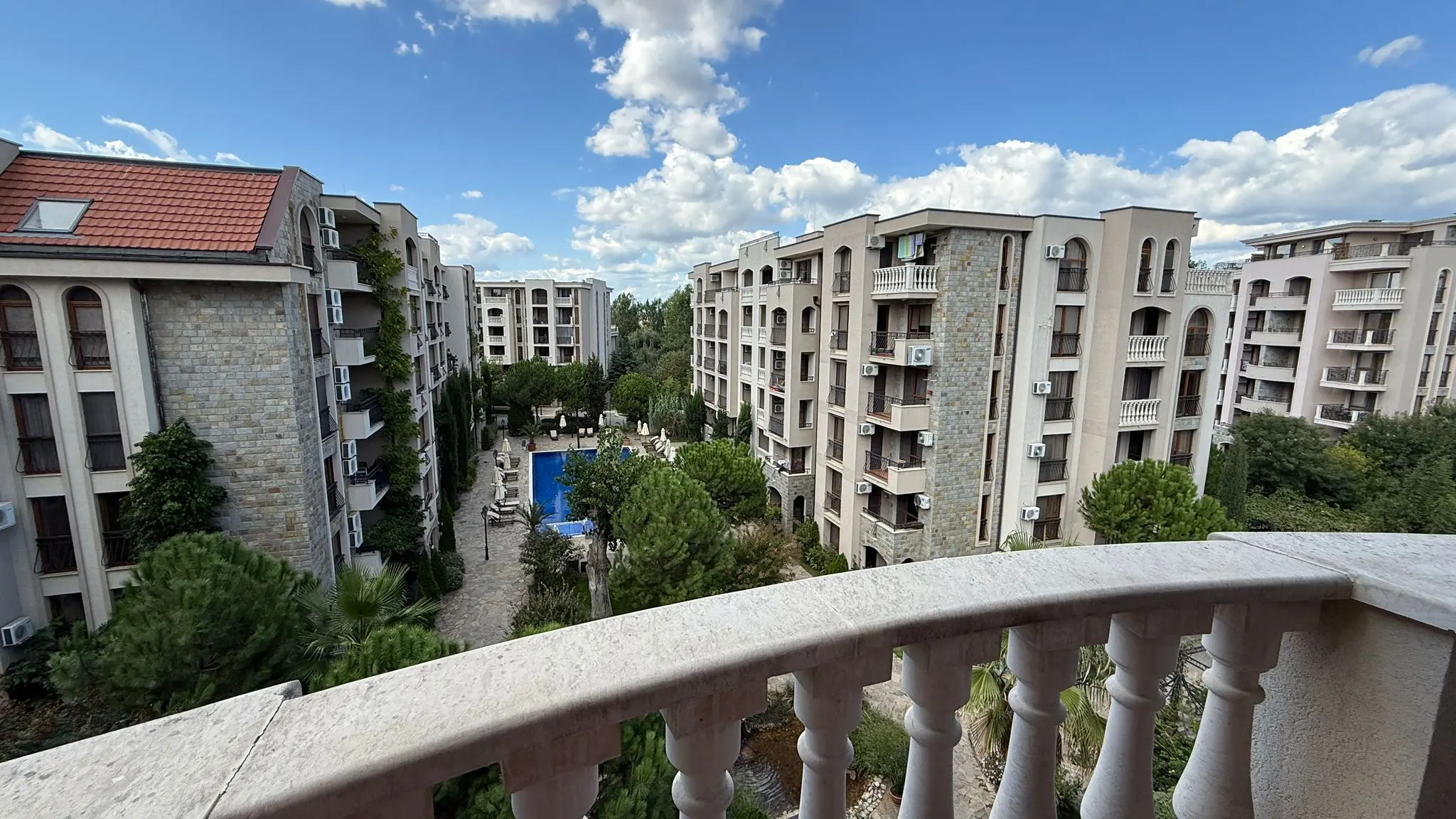 Студия в комплексе Cascadas Family Resort (блок 1)