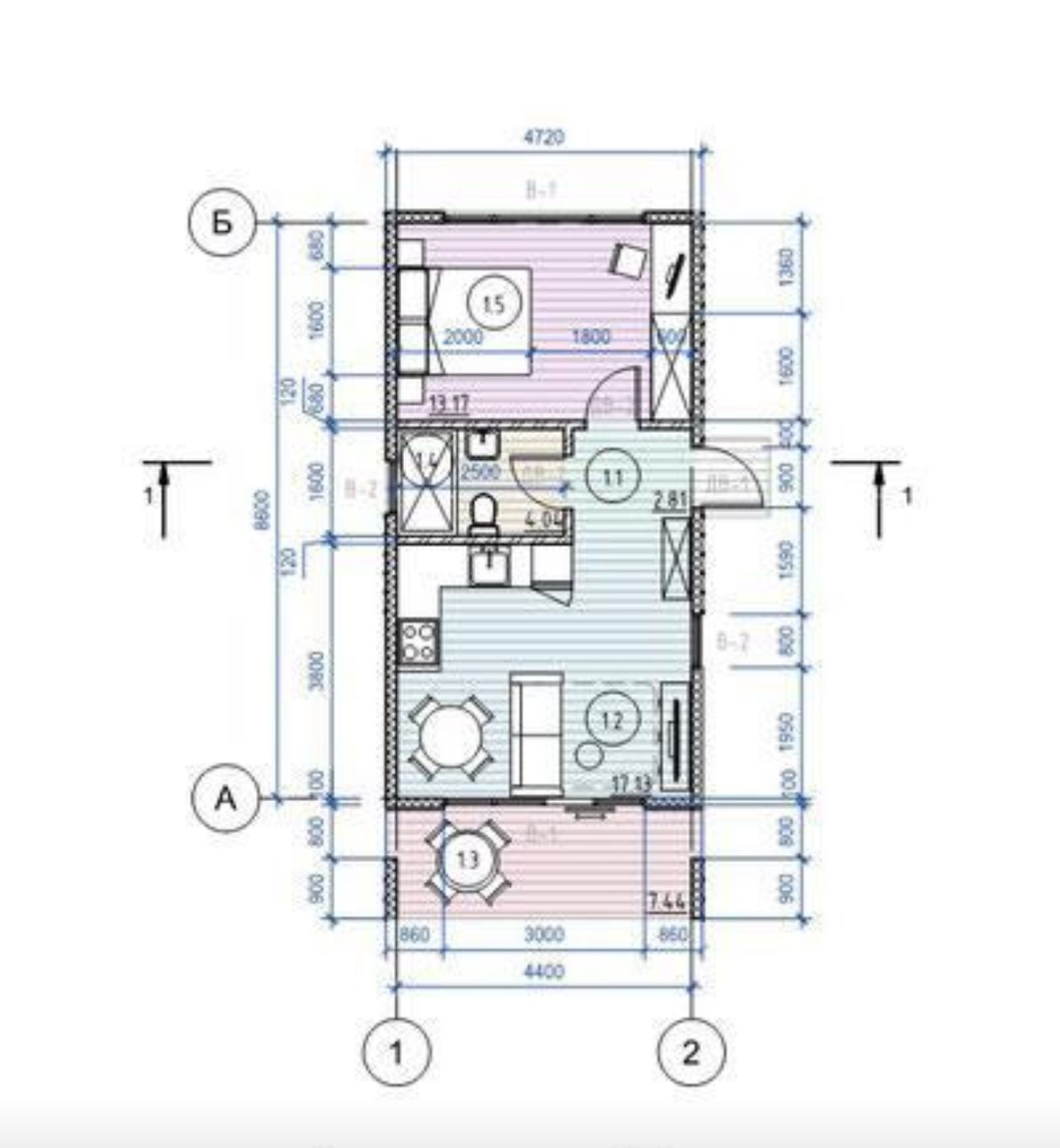 Одноэтажный дом в комплексе Forest Club