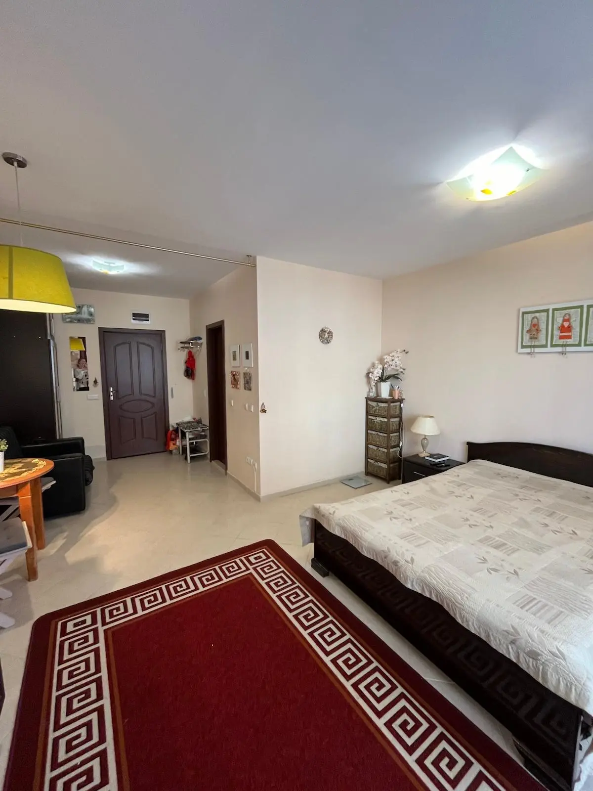 Студия в Cascadas, Солнечный берег — 37 м², второй этаж и балкон