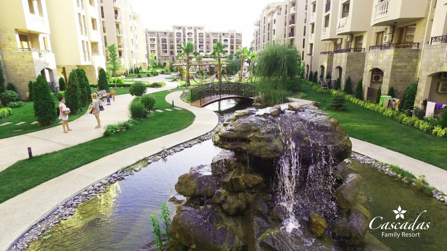 Двухкомнатная квартира в комплексе Cascadas Family Resort (блок 4)