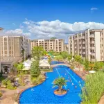 Трехкомнатная квартира в комплексе Cascadas Family Resort (блок 1)