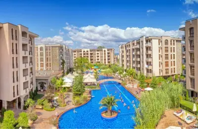 Трехкомнатная квартира в комплексе Cascadas Family Resort (блок 1)