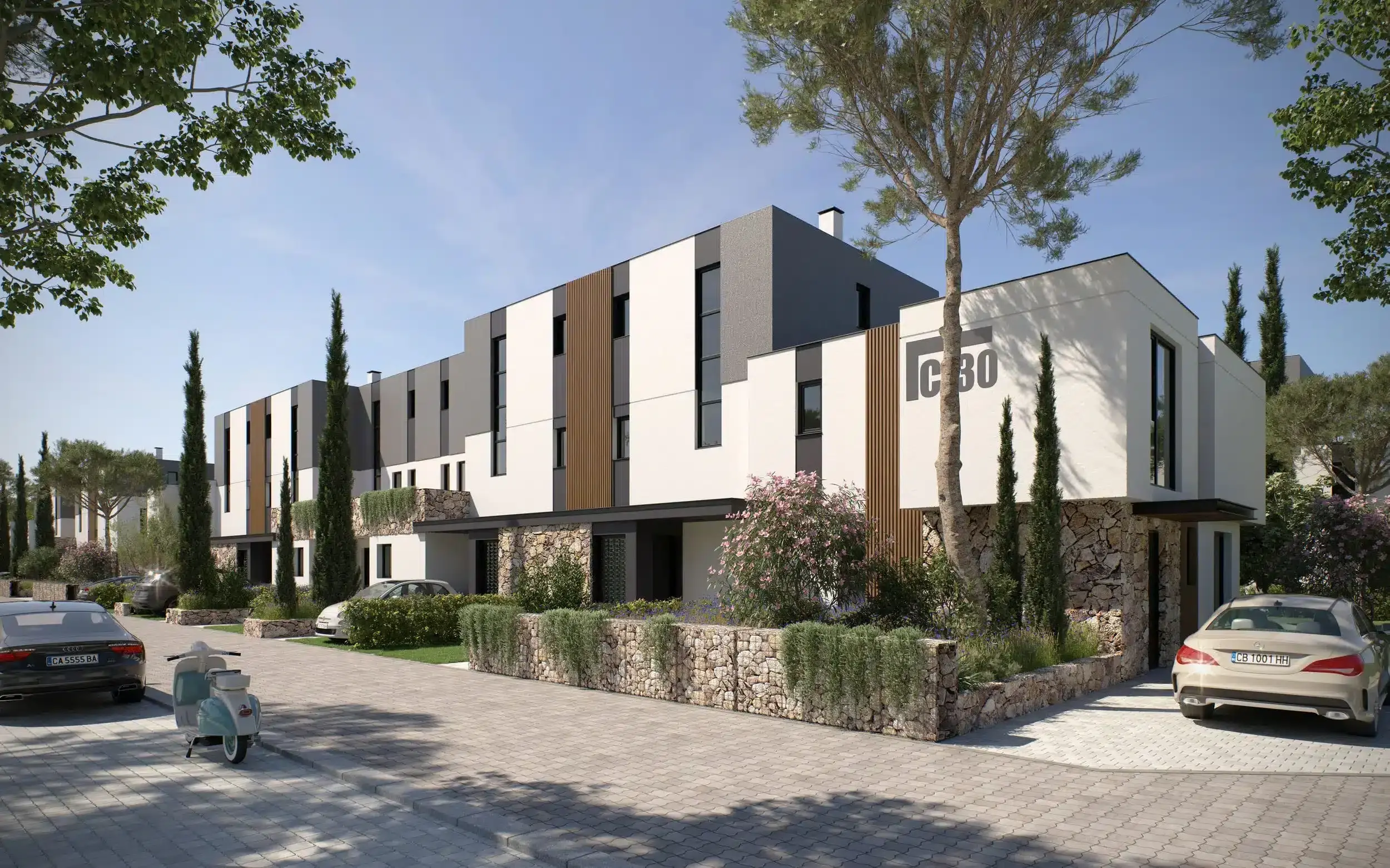 Дома и таунхаусы в новом закрытом комплексе Paradise Homes