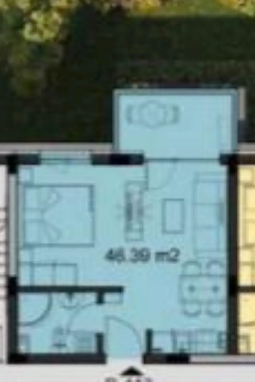 Двустаен апартамент в Emilia Romana Avenue — 46 м², пети етаж