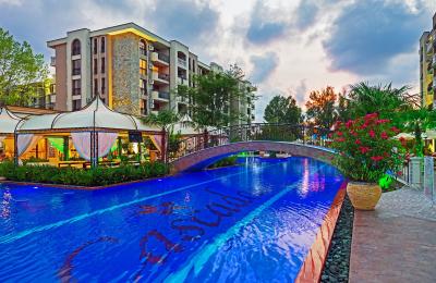 Студия в комплексе Cascadas Family Resort