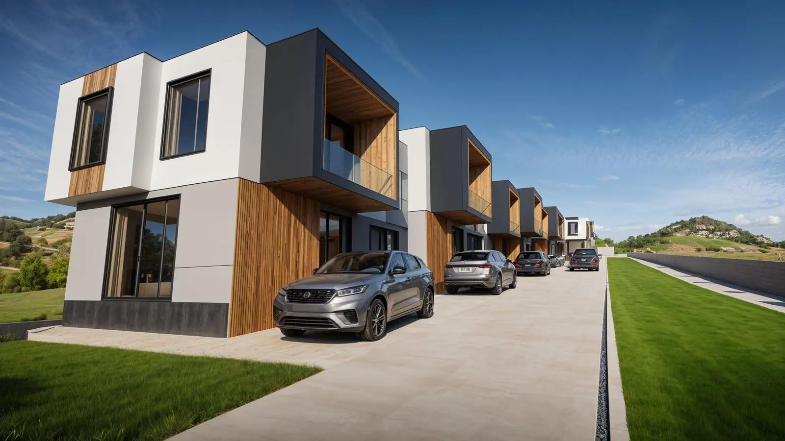 Двухэтажные дома в новом жилом комплексе Grand Townhouses