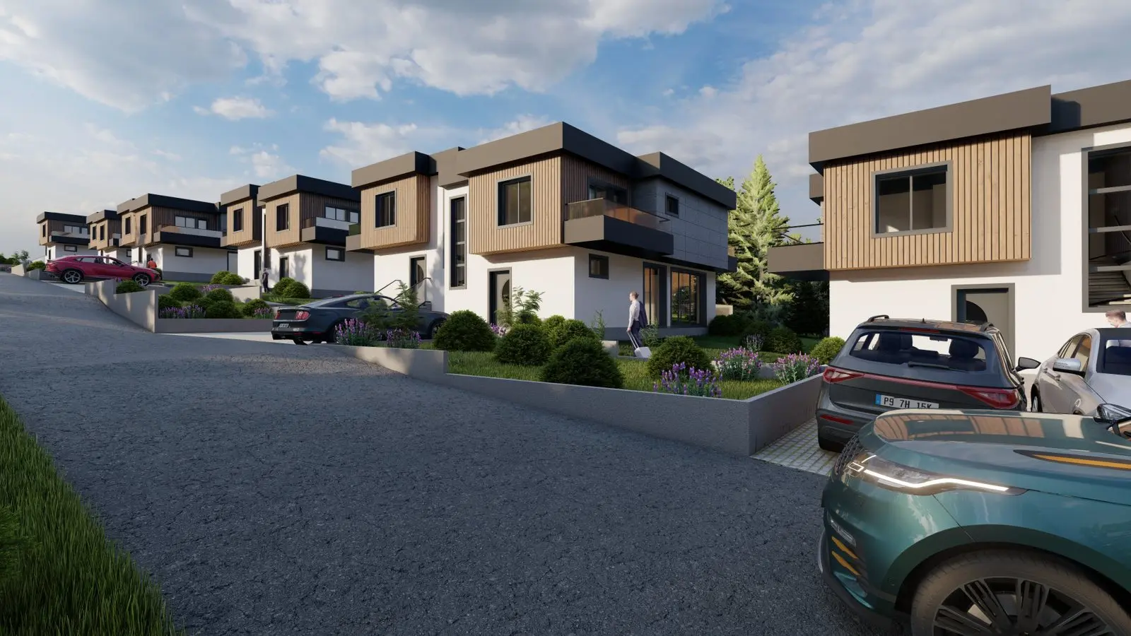 Современные таунхаусы в новом комплексе Grand Luxury Home