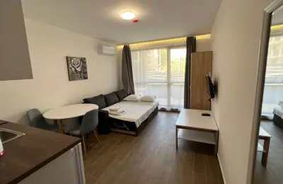 Студия в комплексе Cascadas Family Resort (блок 21), Солнечный Берег