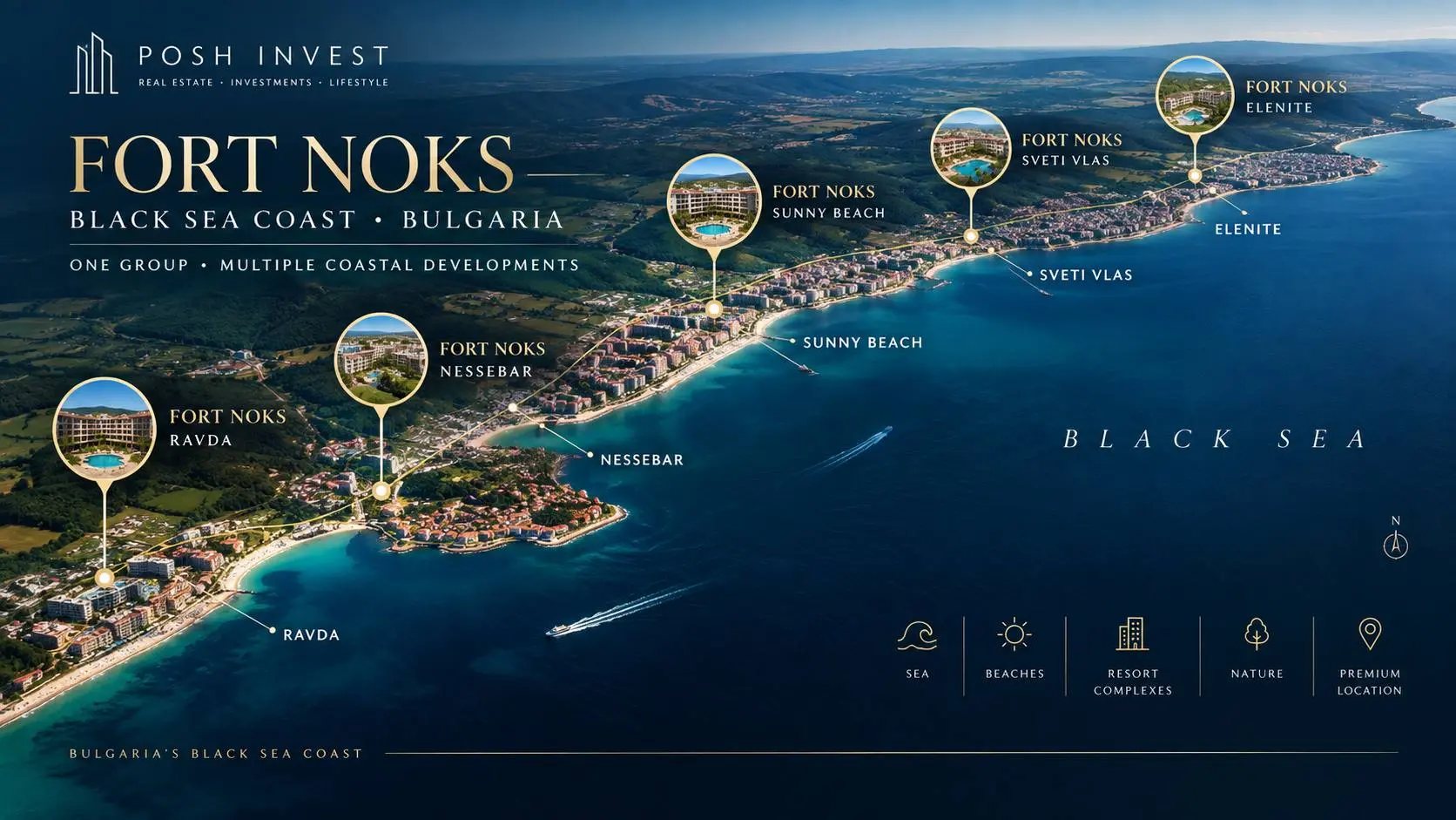 Fort Noks — апартаменты и недвижимость на болгарском Черноморье