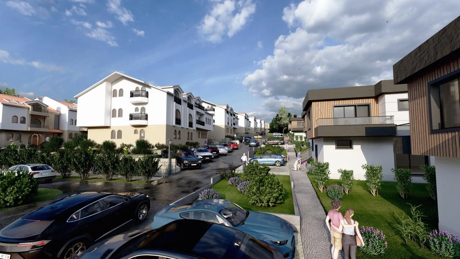 Современные таунхаусы в новом комплексе Grand Luxury Home