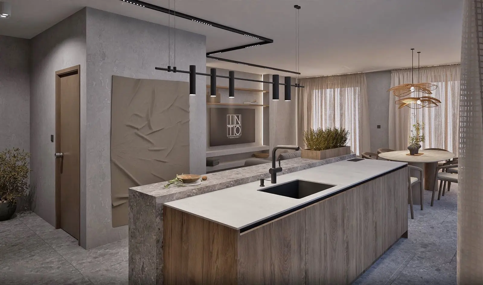 Двухэтажные дома в новом жилом комплексе Grand Townhouses