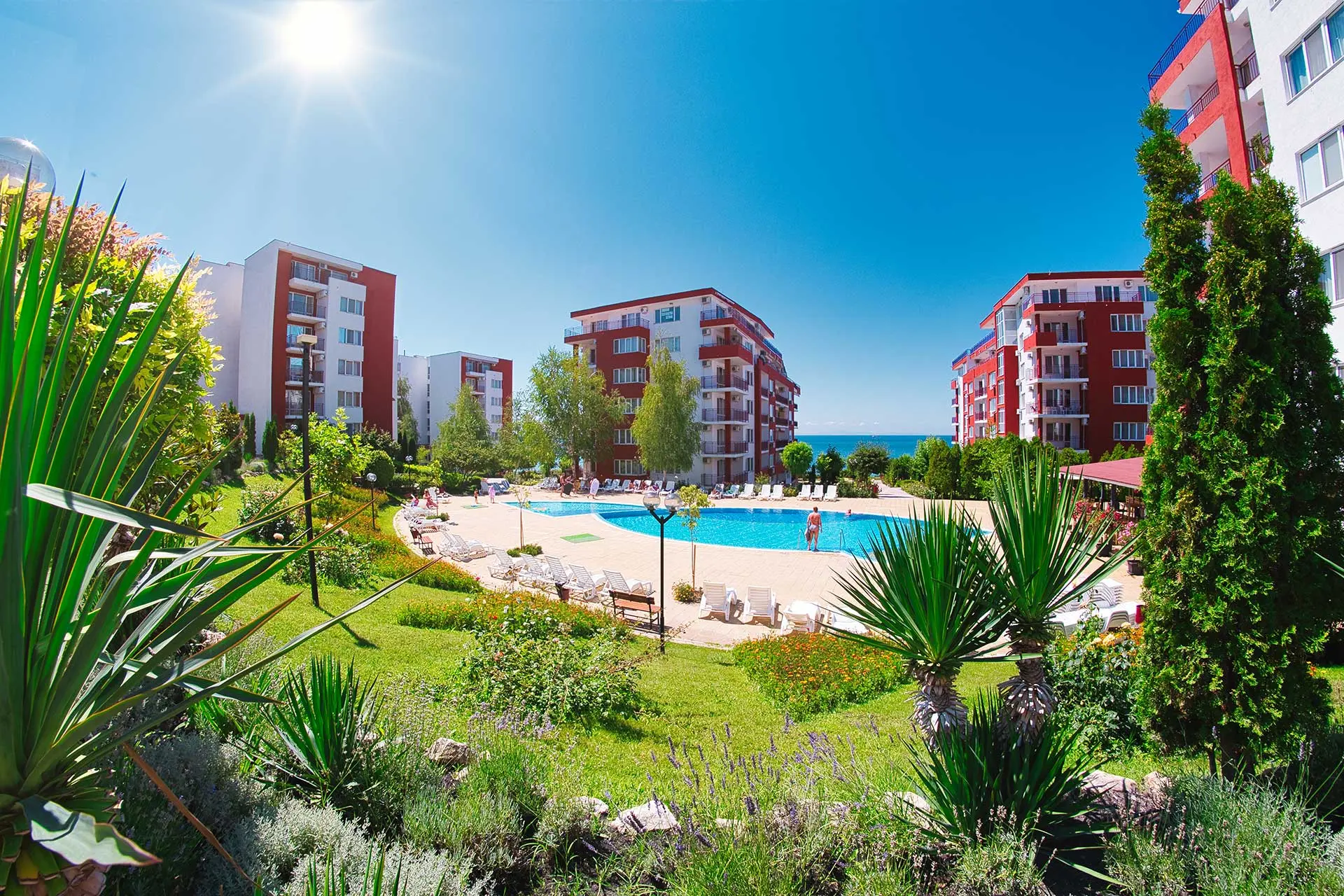 Panorama Fort Beach — комплекс край морето и апартаменти в Свети Влас