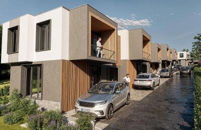 Двухэтажные дома в новом жилом комплексе Grand Townhouses