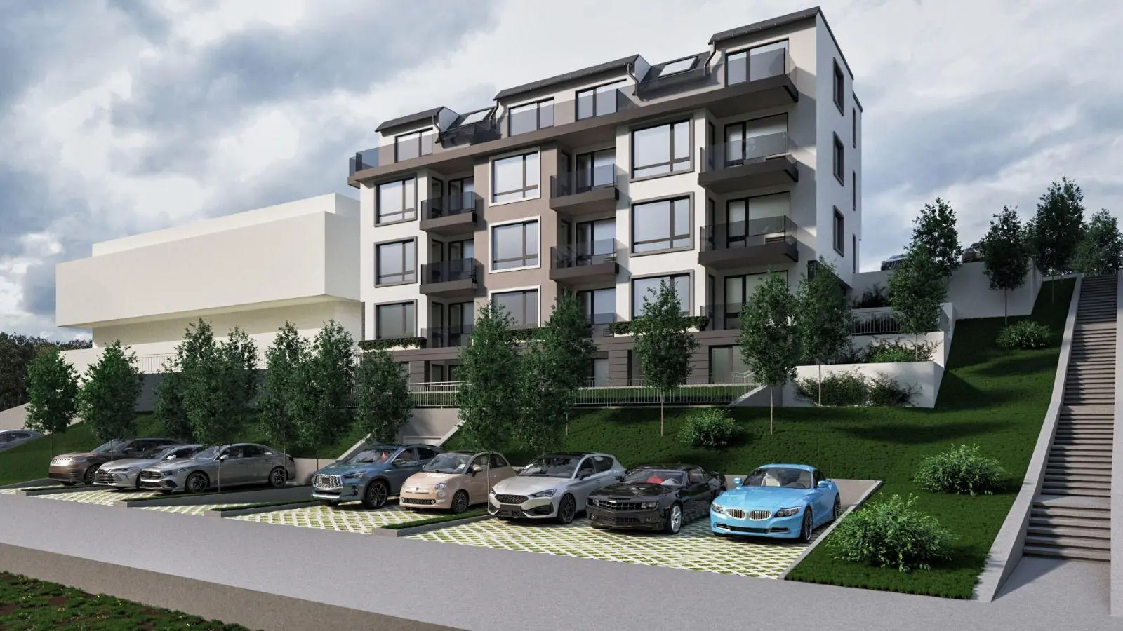 Двухкомнатная квартира в новом комплексе, квартал Бриз (Варна)