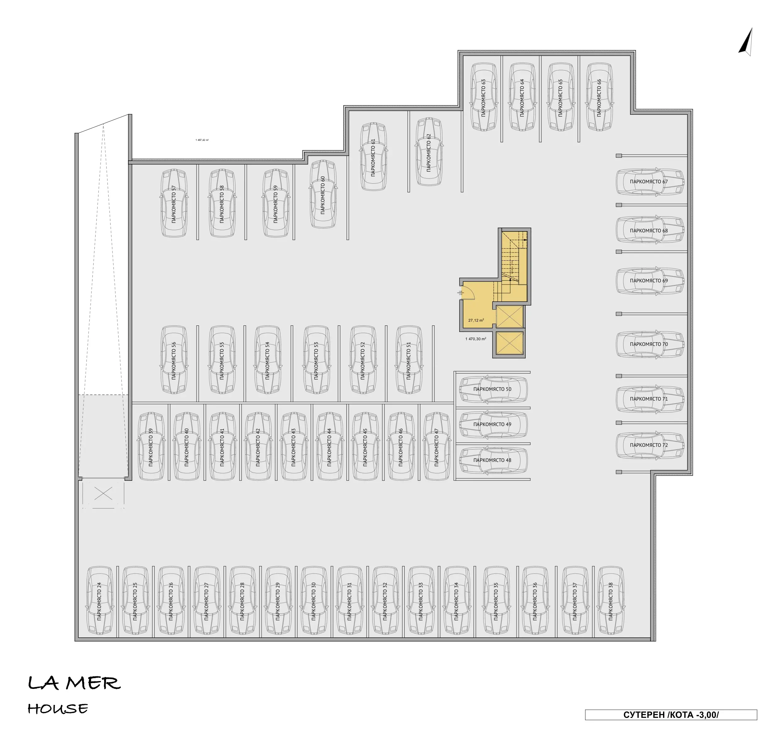 -1 этаж, парковка