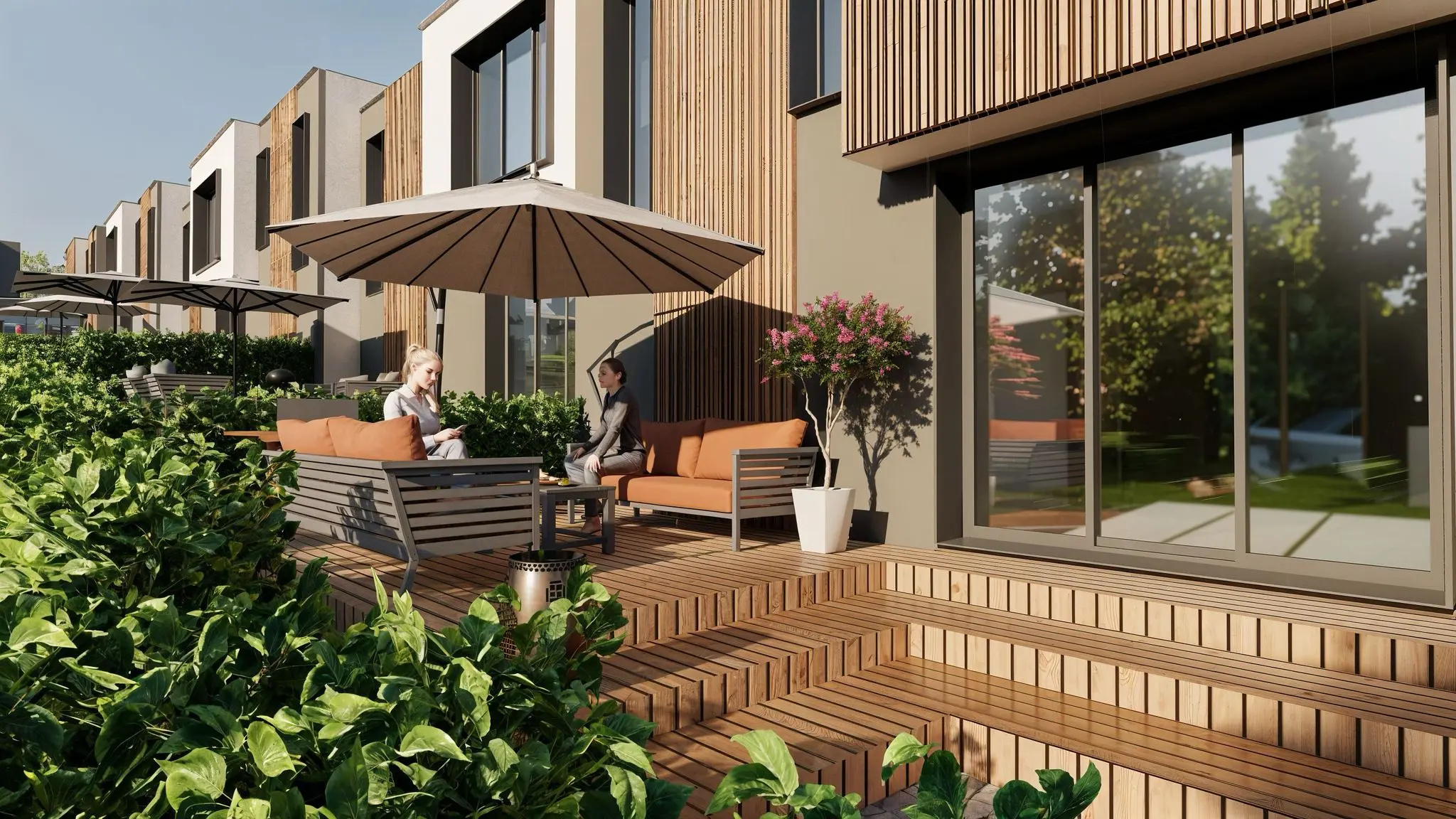 Двухэтажные дома в новом жилом комплексе Grand Townhouses